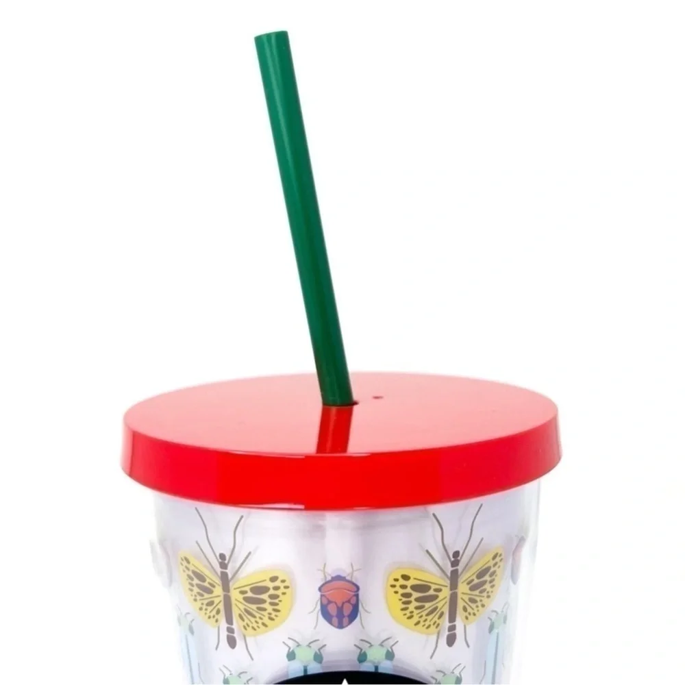 Starbucks Birds & Flowers Cold Cup 16 oz Grande 2017 Logo Collectible New NWT